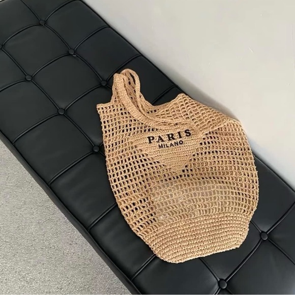 NEW Straw Beach Bag - Picture 10 of 11